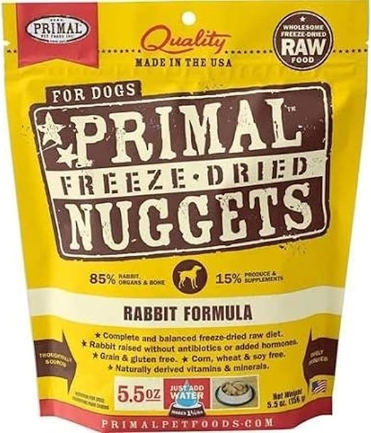 primal raw freeze dried dog food