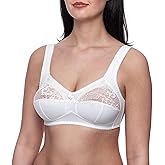 Bras for Women No Underwire, Wireless Bra Minimizer Full Coverage