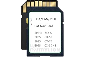 KIMYLION Upgraded Navigation SD Card, GPS SD Map Card Compatible with 2025 CX-50/3 / CX-30 / CX-70, 2024+ MX-5, USA/CAN/MEX Maps