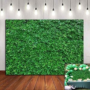 Spring Safari Grass Photography Backdrop Wedding Birthday Party Supplies Banner 7x5ft Vinyl Greenery Leaves Photo Background Newborn Baby Shower Decorations Sweet Table Photo Booths
