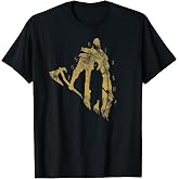 God of War Kratos and Atreus One Color Gold T-Shirt Small