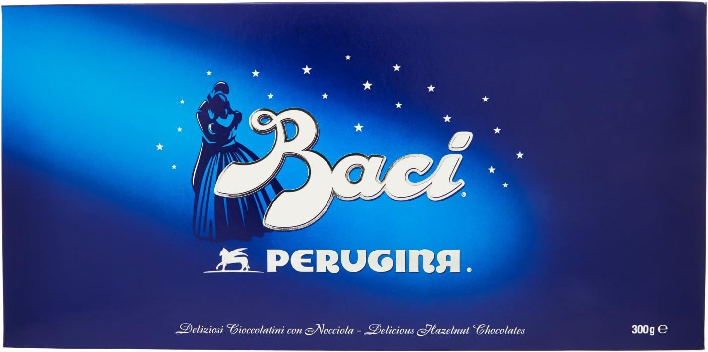 Baci Perugina Cioccolatini Fondenti Ripieni Al Gianduia E Nocciola Intera Scatola Regalo 300g Amazon It Alimentari E Cura Della Casa