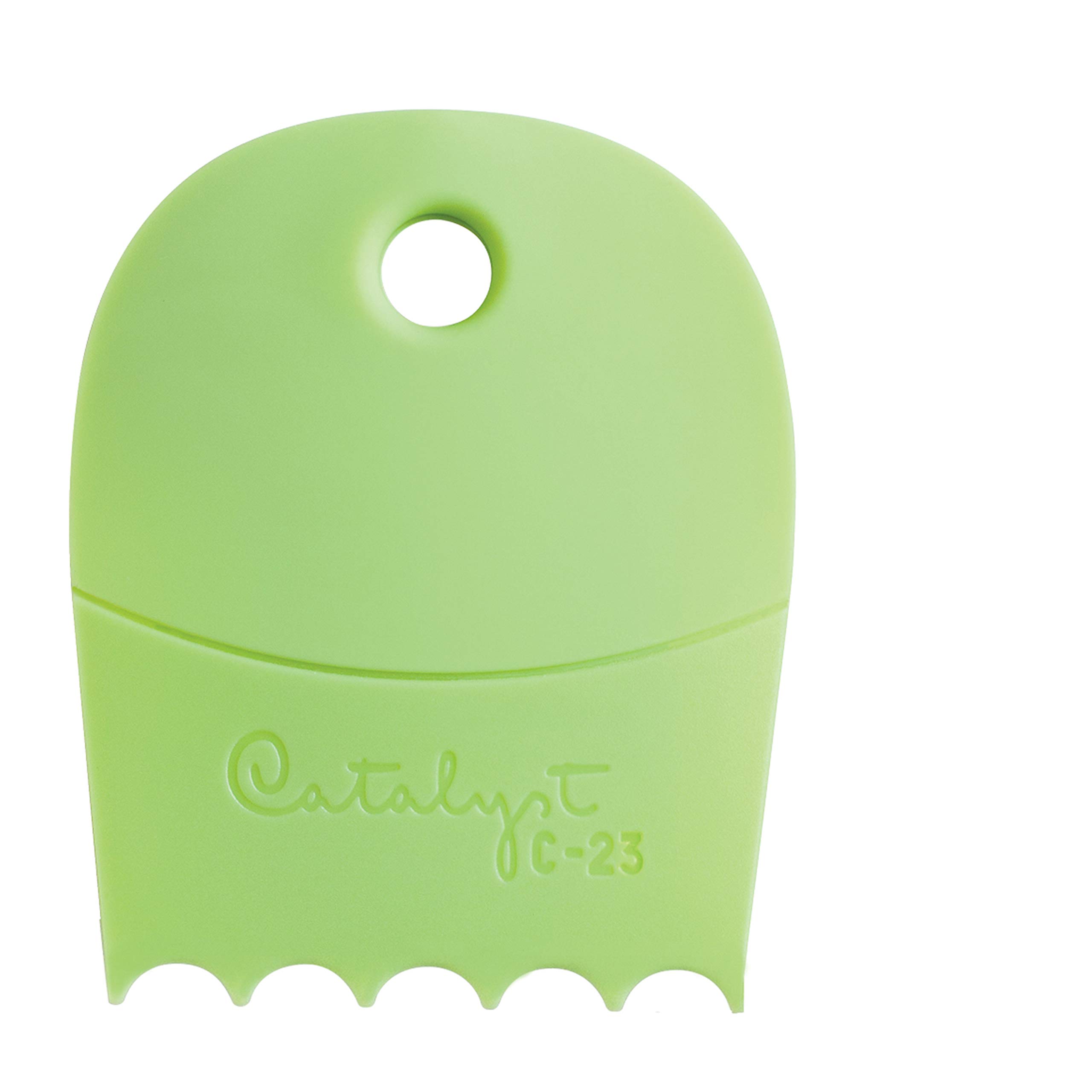 Princeton Art & Brush Silicone Catalyst Contour tool-Green C-23
