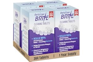 Retainer Brite Retainer brite, 1 year supply, 384 tablets, 384 Count