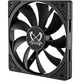 Scythe Kaze Flex II Slim PWM, 120mm, PWM 300-1800RPM, Premium Quiet PC Computer Case Fan, High-Speed, High Performance, 4-Pin