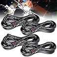 thumbnail image 2 of Carspeed 8-Pack 78.7" 4-Pin LED Extension Cables For RGB Neon Strips & Rock Lights 2 of 5