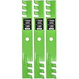 8TEN LawnRAZOR Mulching Blade for John Deere 54 inch Deck 325 335 345 2254 Scotts GY20569 M113518 M115496 3 Pack