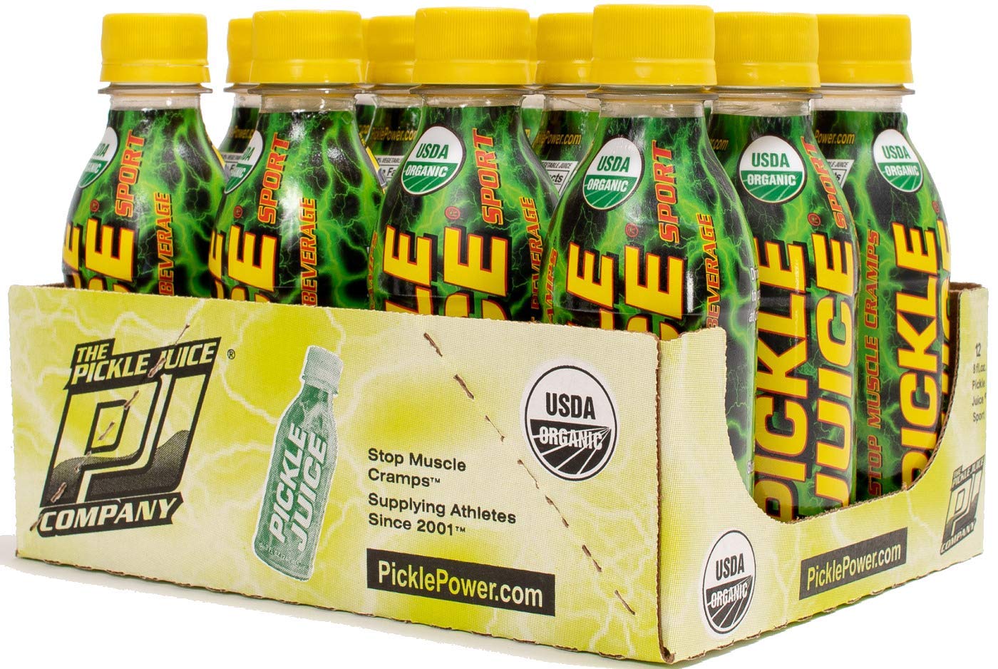 Pickle Juice 100 Natural Sport Bottles 8 oz 12 Pack 183633000286 eBay