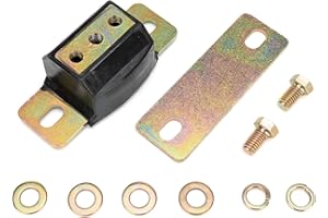 SHUNSEN AUTO PARTS Transmission Mount Compatible with GM TH350, Chevy Turbo TH400, 700R4 Rear Trans Mount