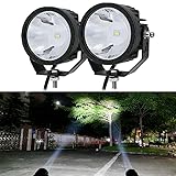 Round LED Offroad Driving Fog Lights Pod Lights