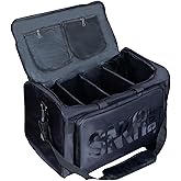 Shoe Bags for Travel Sneaker Travel Bag Shoes Duffel Bags Waterproof Gym Sports Luggage Sneakerhead Bag for Men with 3 Adjustable Dividers fit 4 Pairs Heavy Duty Travel Accessories(black)