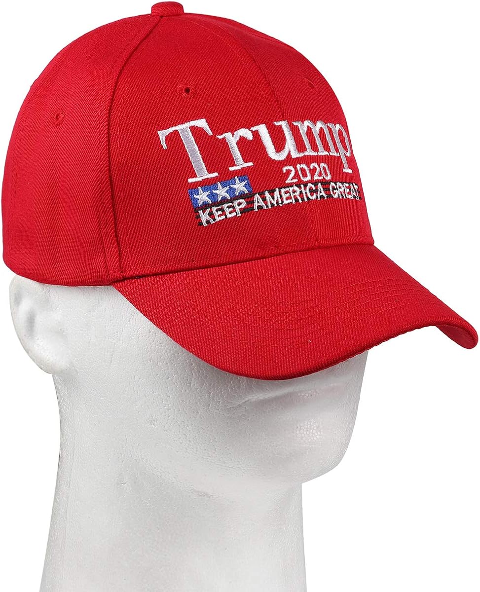 Falari Wholesale 12-Pack Embroidered Plain Baseball Cap Adjustable Size (Trump 2020 Keep America Great) at  Men’s Clothing store