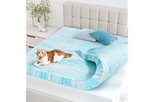 NEWBULIG Mattress Toppers Memory Foam Twin, 3 Inch Thick Bed Topper Pad Cooling Gel Infused Soft Comfy Padding Breathable for Sleeper Sofa Couch RV Camper, CertiPUR-US Certified