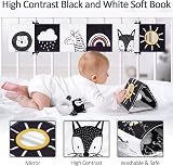 Joyreal Spiral Pram Toys Black and White High Contrast Newborn Toy Set view 3