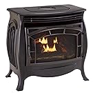 Duluth Forge Dual Fuel Vent Free Gas Stove - Model FDSR25, Matte Finish, Remote Control