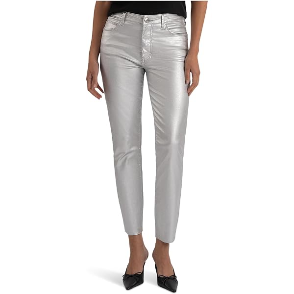 KUT from the Kloth, Womens, Charlize High-Rise Cigarette Leg with Regular  Hem in Red, Size: 18, Inseam: 27 at Amazon Women's Jeans store