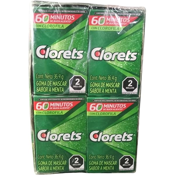Amazon.com : Clorets Plus Sugarless Gum 12pk–Mint Flavor (12