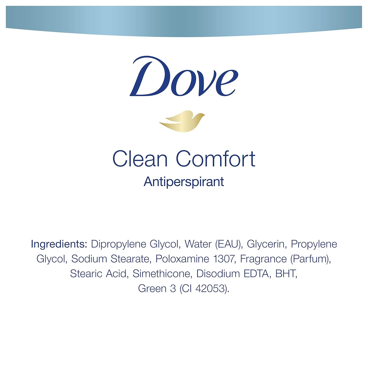 Dove Men+Care Antiperspirant Deodorant Stick Clean Comfort 2.7 oz 4 count : Beauty