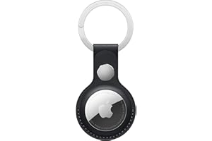 Apple AirTag Leather Key Ring – Midnight