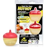 HOY HOY Fruit Fly Trap &ndash; 2 Traps (1 Pack) &ndash; Attracts &amp; Traps Fruit Flies, Up to 120-Day Supply, Food-Based Lure, Indoor Use for Kitchen, Sink &amp; Trash Areas