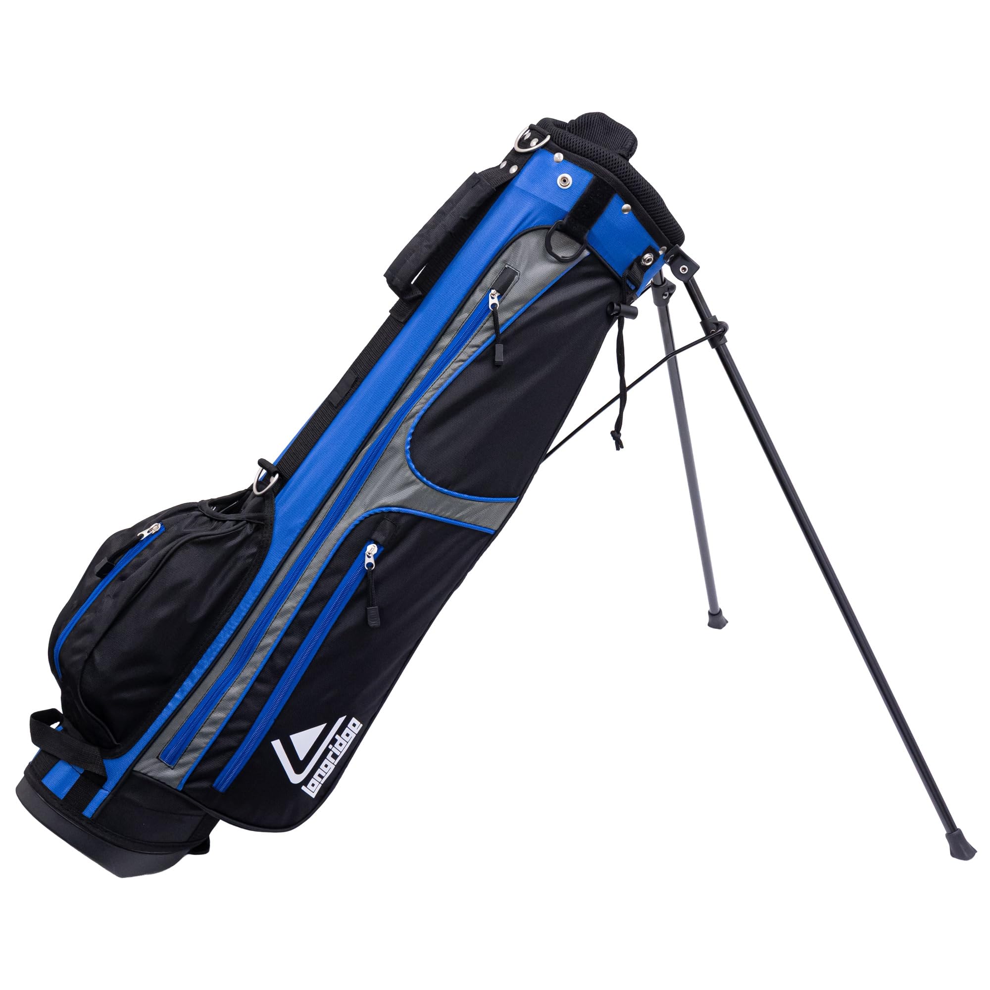 Longridge 6'' WEEKEND Golf Stand Bag Black and Navy