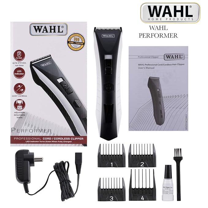 Wahl 79803 024 Performer Cordless Clipper Black Amazon In