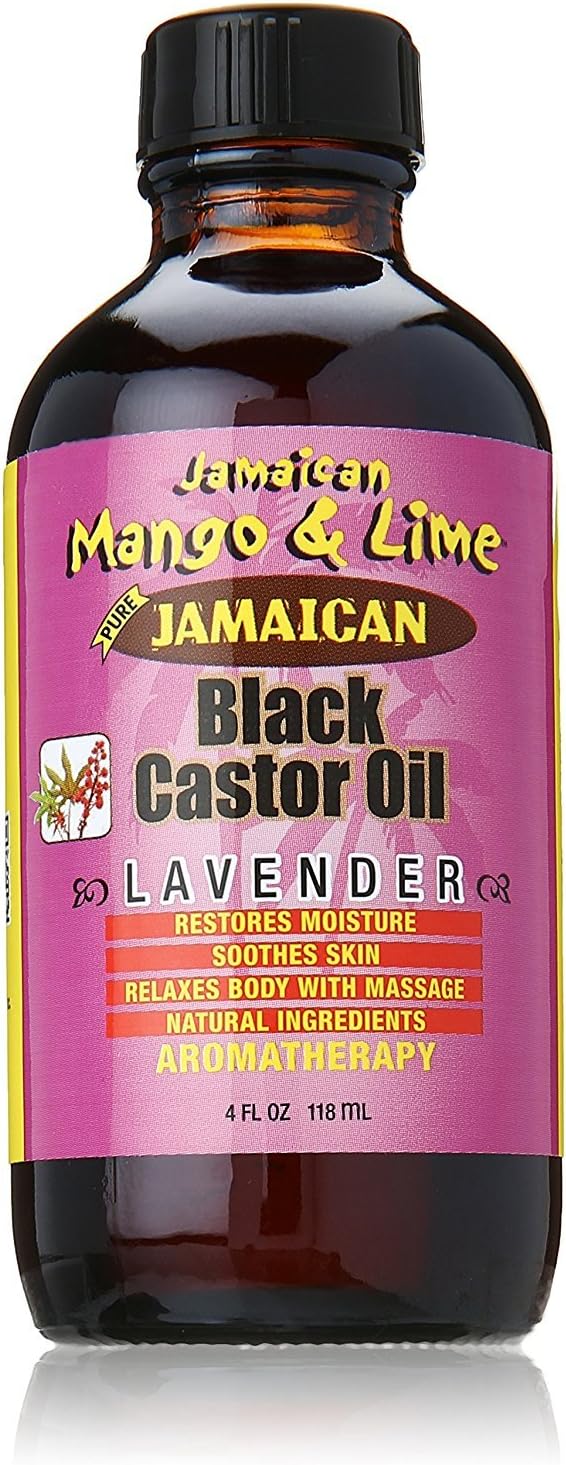 Jamaican Mango & Lime, Black Castor Oil, Lavender, 4 Fl Oz