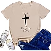 LOOKFACE I Can't Women Crewneck Soft Tees Cute Graphic T Shirts