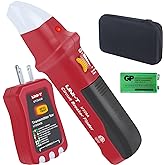 UNI-T AC Circuit Breaker Finder Tracer Tool Kit GFCI Outlet Tester | UT25A Electrical Integrated Tester 90-120V USA Plug + Adjustable Sensitivity Beeper Indicattion+ Flashing LED Light
