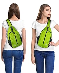 WATERFLY Crossbody Sling Backpack Sling Bag Travel