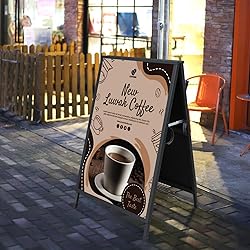 Pionites Heavy Duty Slide-in Folding A Frame Sign