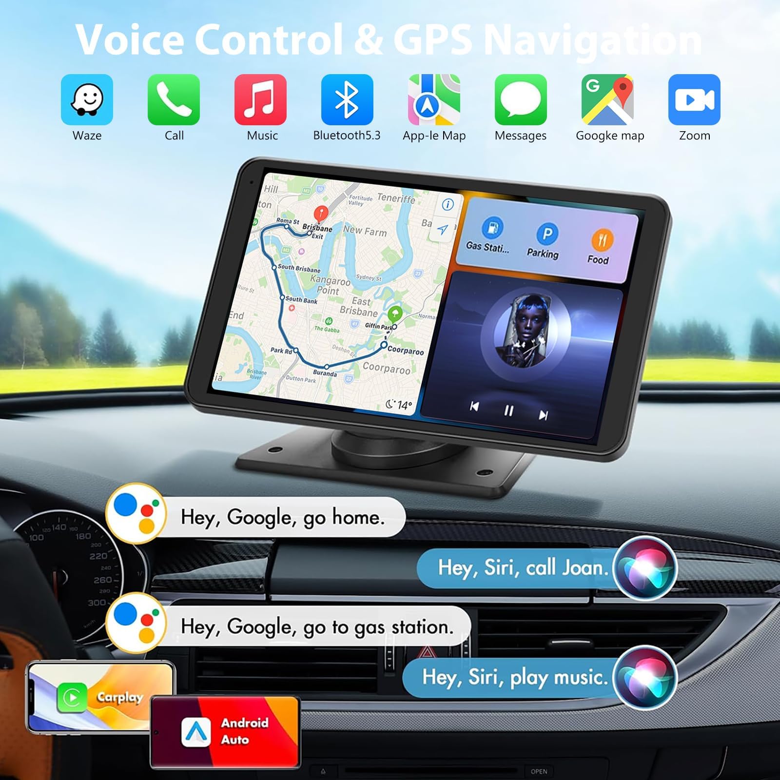Carplay Screen for Car, 7
