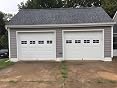 AntiqueSmith Magnetic Garage Door Hardware Kit - 4 Hinges & 2 Handles, Black, Easy No-Drill Install