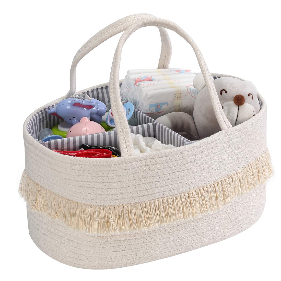 canvas diaper caddy