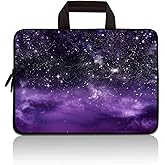 11" 11.6" 12" 12.1" 12.5 Inch Laptop Carrying Bag Case Notebook Ultrabook Bag Tablet Cover Neoprene Sleeve Briefcase Bag Compatible with Samsung Google Acer HP DELL Asus(Purple Galaxy)