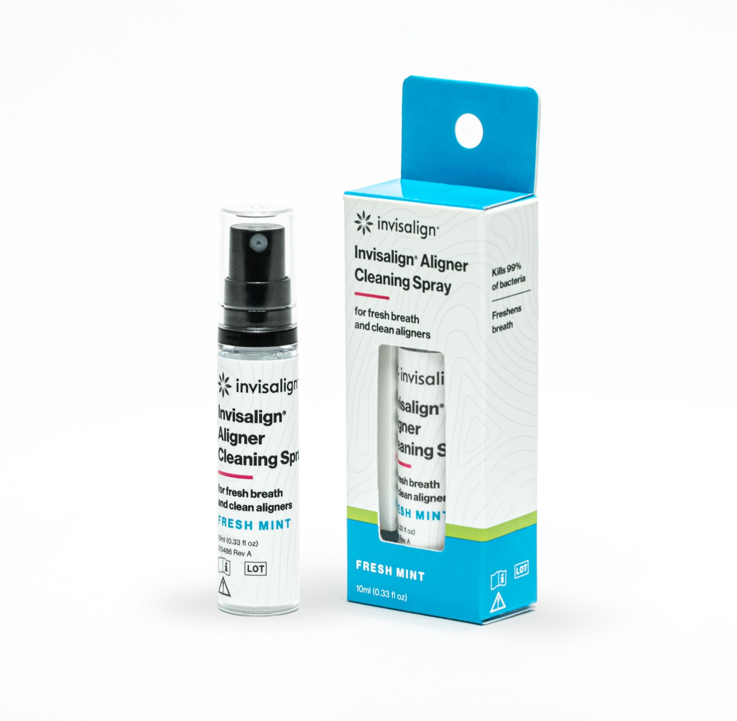 Invisalign Aligner Cleaning Spray for Aligner and Retainer Cleaning, 10 ml