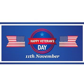 Amazon Com Banner Buzz Make It Visible Happy Veteran S Day 11th
