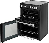 Willow WT60CCB 68L Freestanding Electric Cooker Twin Cavity Ceramic Hob view 7