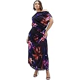 City Chic Women's Plus Size Dress - Vivid Floral Maxi