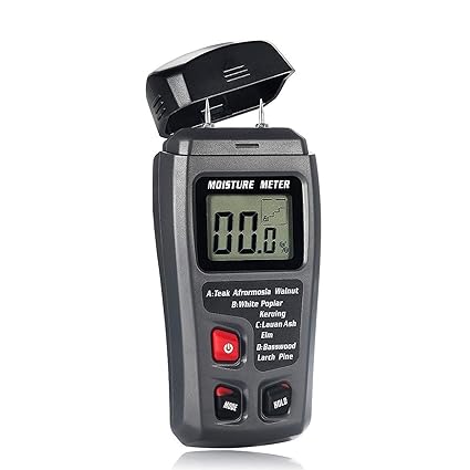 MOVISION Moisture Meter Damp Meter Model: EMT01 MD Digital Wood Moisture Meter Handheld Moisture Tester