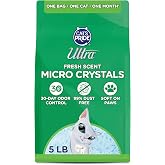 Ultra by Cat's Pride Fresh Scent Micro Crystals, Soft on Paws Litter, 5lb