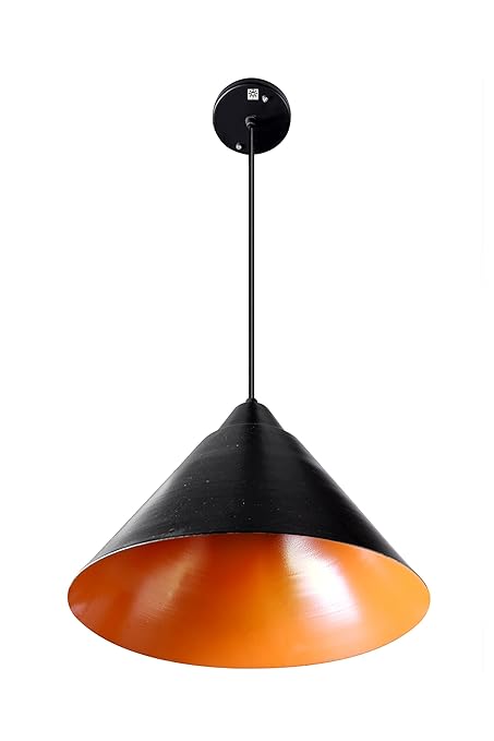 WhiteRay Black and Orange Hanging Light