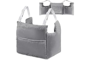 Suzile Mastectomy Pillow Post Surgery, Breast Pillow for After Breast Cancer Mastectomy Necessities, Surgery Recovery Gifts for Women(Gray)