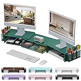 gianotter Dual Monitor Stand Riser, Desk Organizer