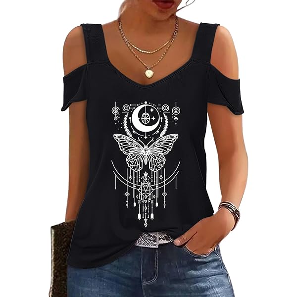 Chemisier À Épaules Dénudées À Imprimé Cœur Chemisier - Temu Switzerland