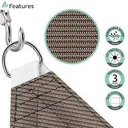 SunnyRoyal 9'x12'x15' Heavy Duty Sun Shade Sail