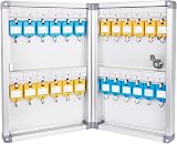 Amazon Basics 24 Key Cabinet Lock Box Silver 31.8 x 21.6 x 2.5 in view 4