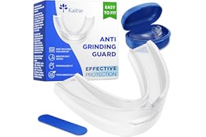 KAITSE Mouth Guard for Grinding Teeth at Night: Anti-Grinding Guard for Sleeping -Personalized Fit Night Guards - Food-Grade Eva Foam