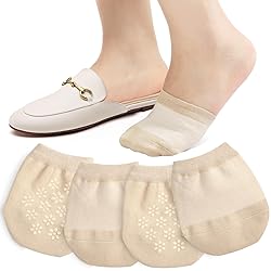 Women's Toe Socks for Mules, Half Socks for Women