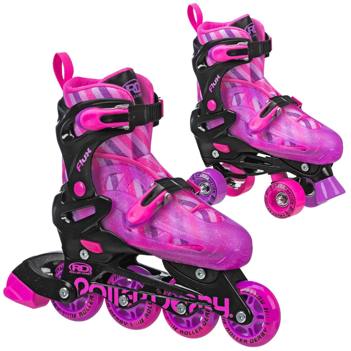 Roller Derby Kids Roller Skates with Interchangable Inline and Quad